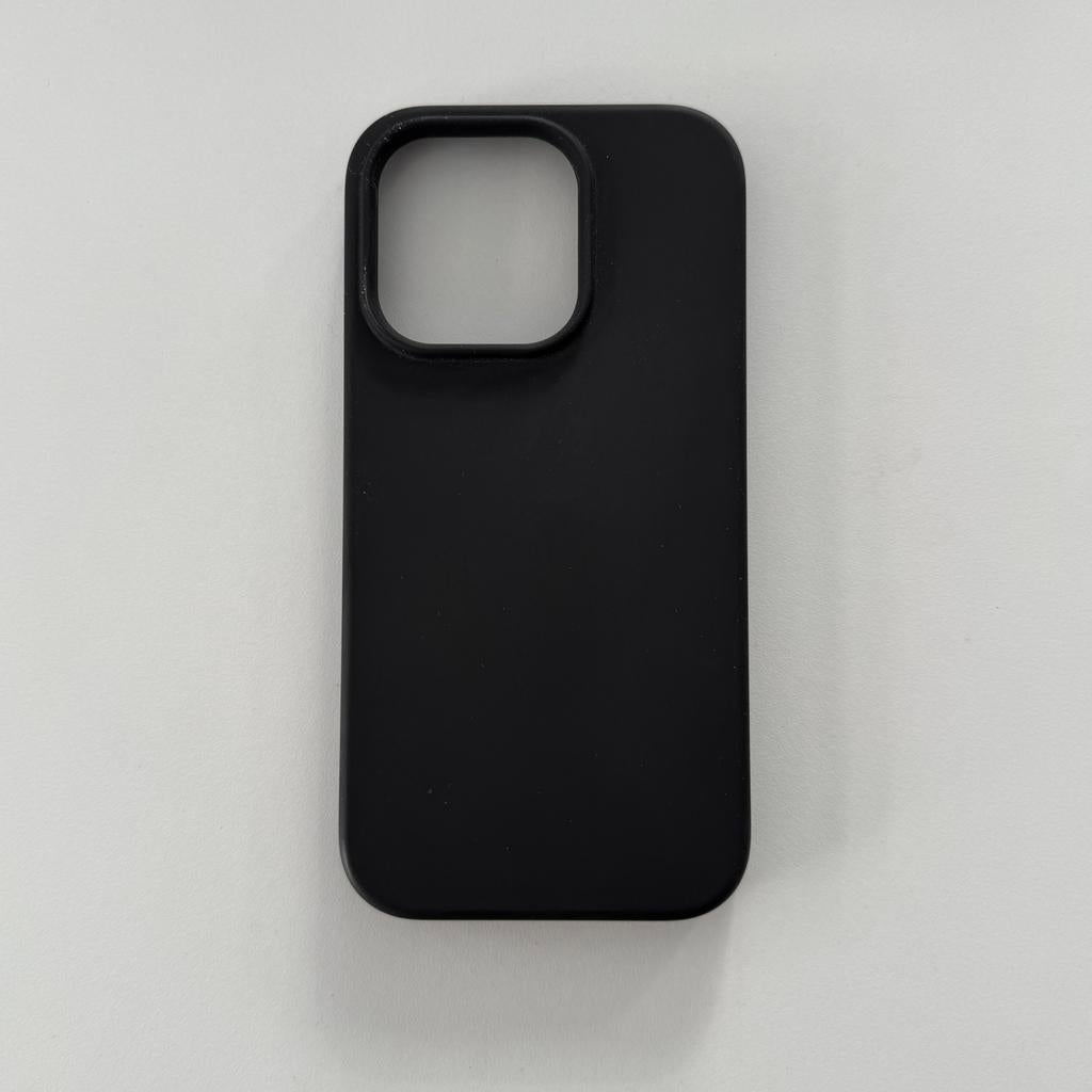 Zwart siliconen hoesje voor iPhone 14 Pro, Ophalen, Zo goed als nieuw, IPhone 14 Pro