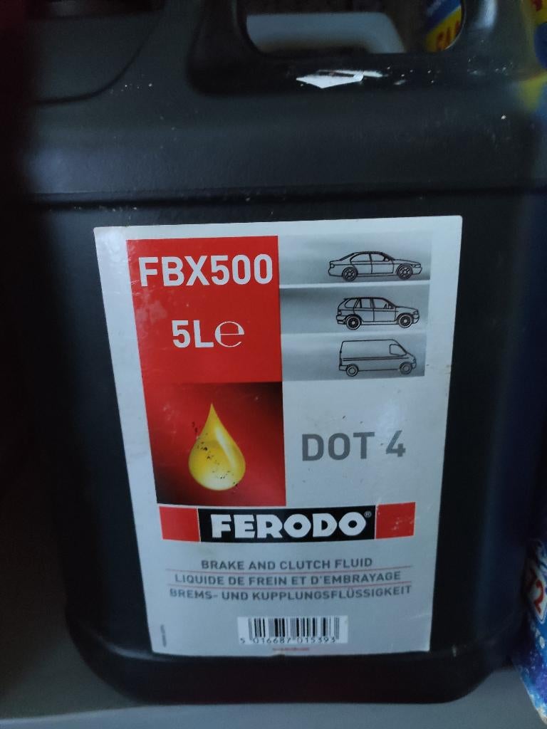 FERODO FBX500B Liquide de Frein Dot4 - 5L, Autos : Pièces & Accessoires, Enlèvement, Neuf
