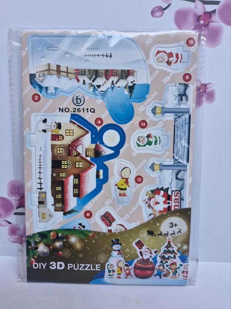 ⛄️ Kerstmis 3D Puzzel 🎄, Ophalen of Verzenden