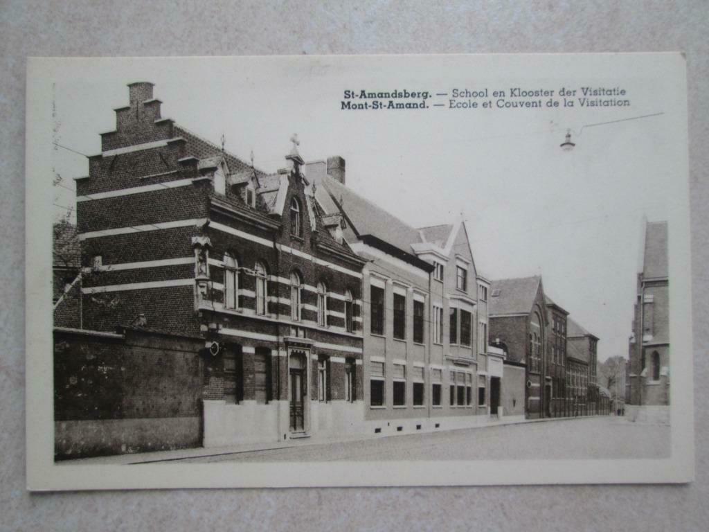 oude postkaart van Sint-Amandsberg, Envoi