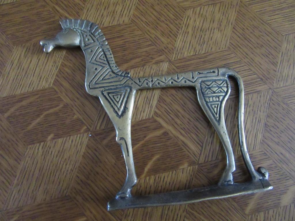 Koperen paardje, Antiek en Kunst, Ophalen of Verzenden