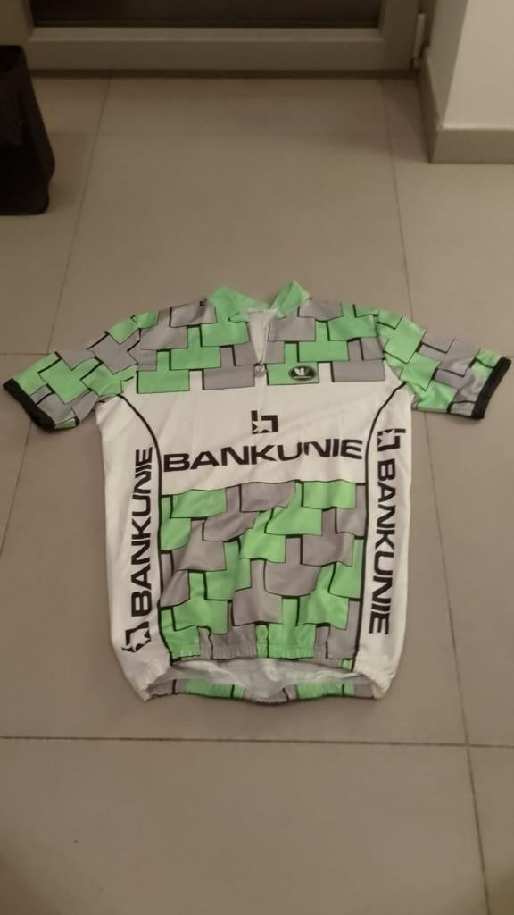 vintage classic retro wielershirt Bankunie L, Ophalen of Verzenden