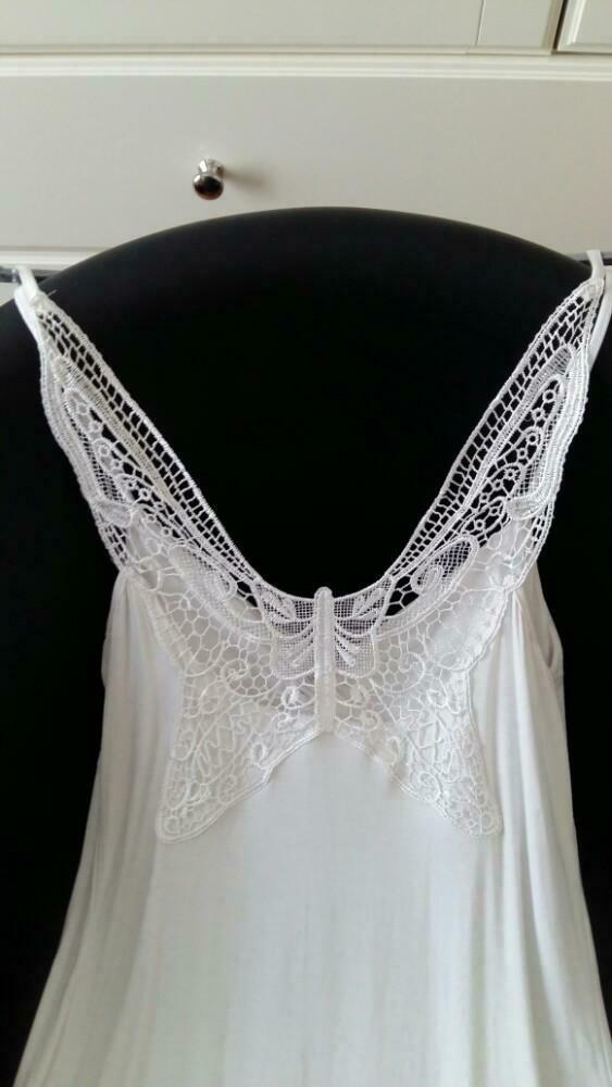 Robe de plage papillon neuve, Enlèvement ou Envoi, Neuf, Blanc