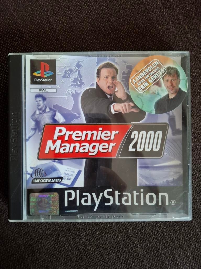 PS1 Premier Manager 2000 (compleet), Games en Spelcomputers, Games | Sony PlayStation 1, Ophalen of Verzenden, Zo goed als nieuw
