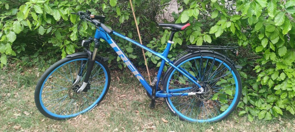 Trek Marlin 6 met bagagedrager en Michelin Wild Run'r banden, Enlèvement ou Envoi, Utilisé, Hommes, Trek