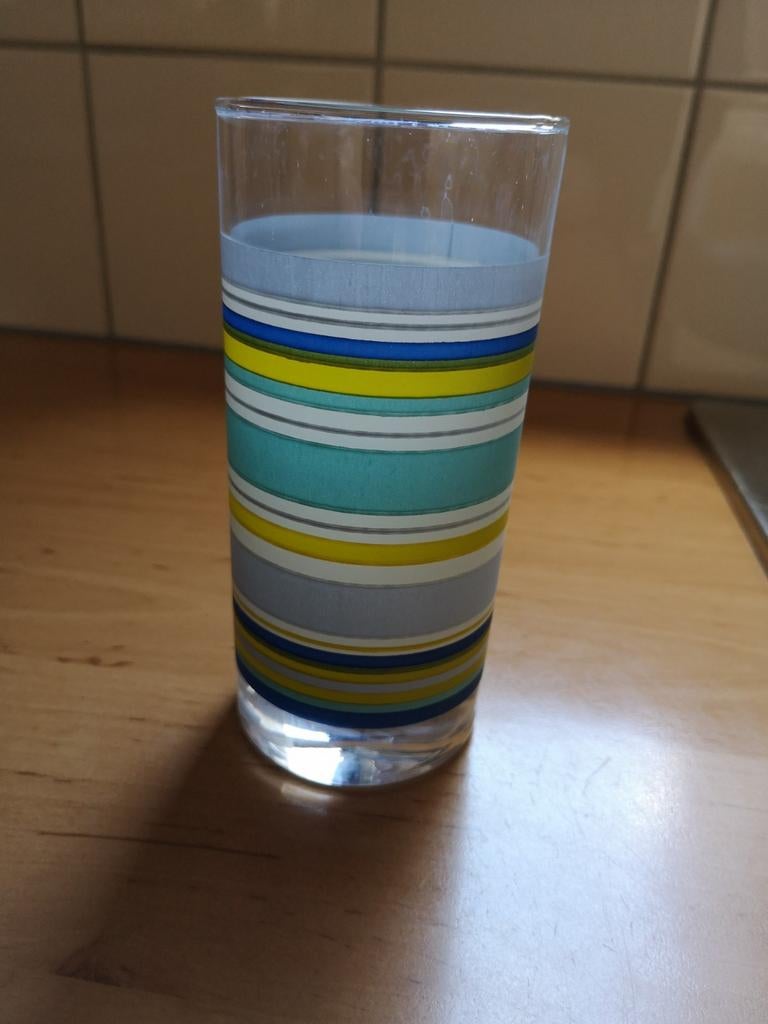 6 glazen, Verzamelen, Ophalen of Verzenden, Gebruikt