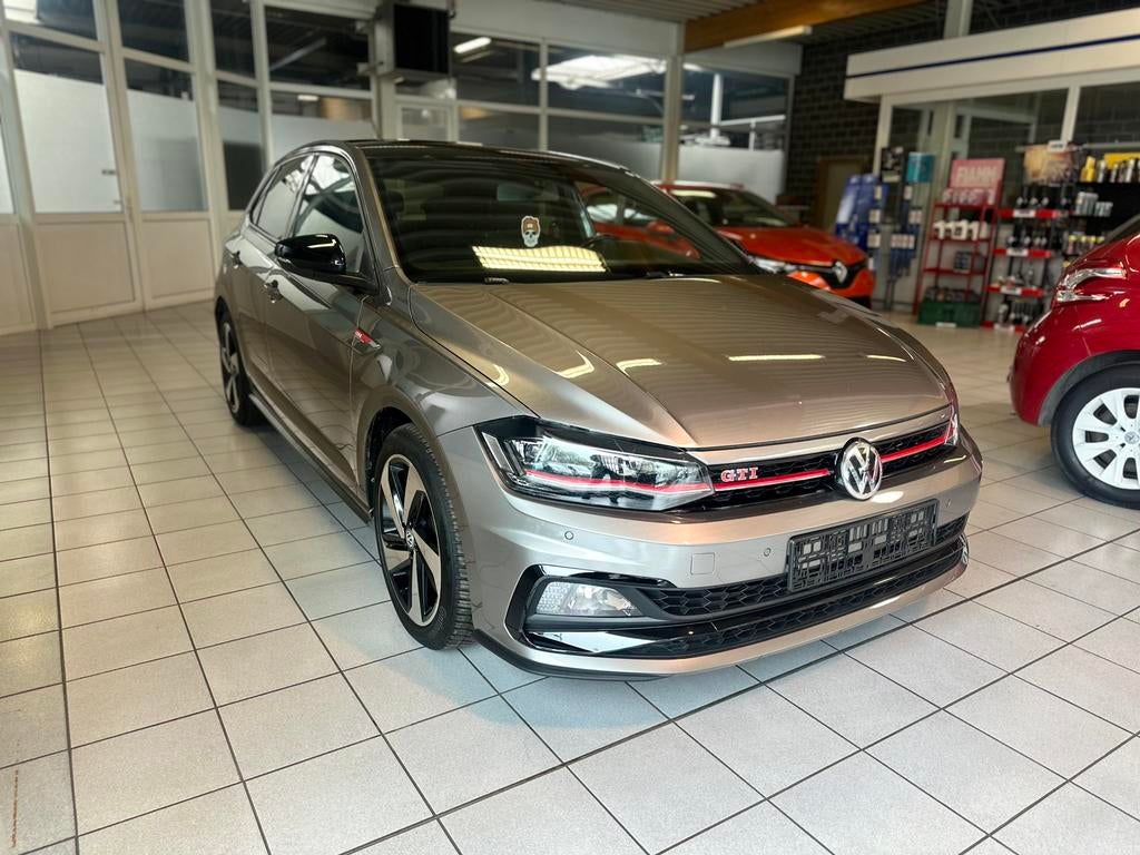 VOLKSWAGEN POLO GTI/ AUTOMAAT/BENZINE EURO6, Autos, Argent ou Gris, Achat, Euro 6, Noir