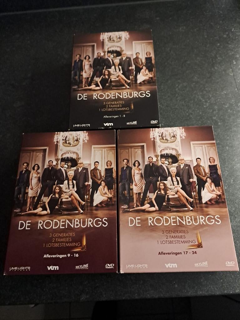 3x 4 dvd boxen de rodenburgs afl 1tot  24, Ophalen of Verzenden, Zo goed als nieuw