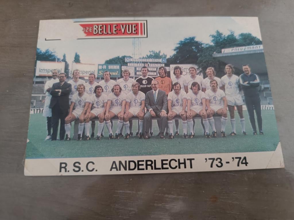 Carte équipe RSC Anderlecht / team card RSCA, Sport en Fitness
