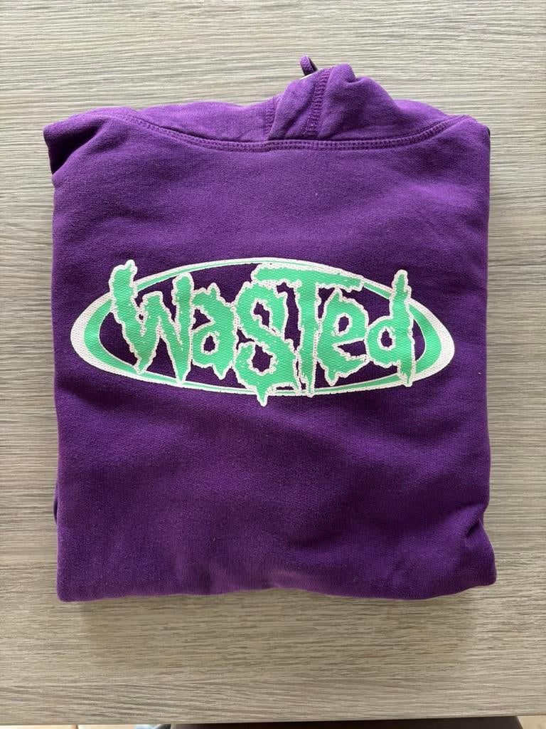 Hoodie Wasted - maat M, Wasted, Maat 48/50 (M), Paars, Ophalen of Verzenden