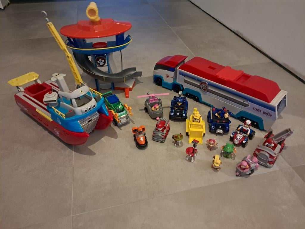 Lot paw patrol, Ophalen
