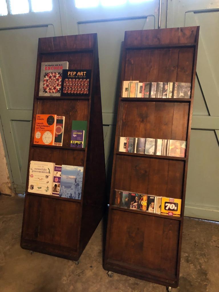 vintage houten uitstalrek - roomdivider, Ophalen