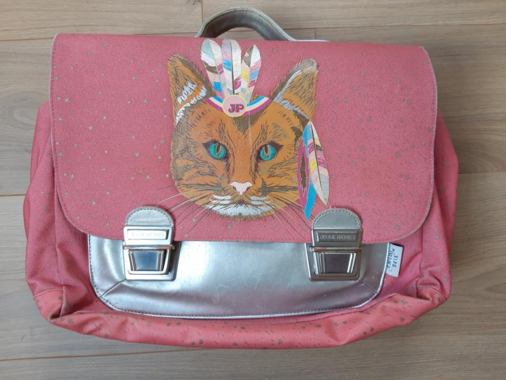 Boekentas lagere school Jeune Premier, Aktetas of Boekentas, Ophalen of Verzenden, Roze, 30 tot 40 cm