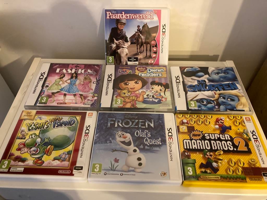 7 Nintendo DS (3DS) spelletjes, Games en Spelcomputers, Games | Nintendo 2DS en 3DS, Verzenden, Zo goed als nieuw
