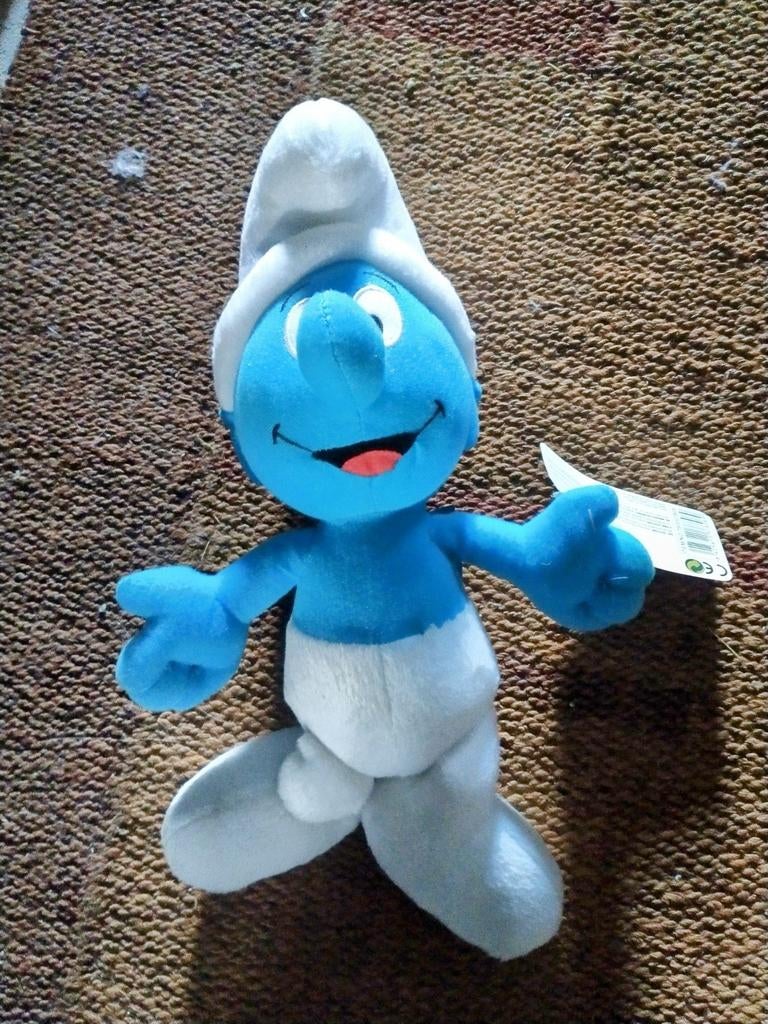 Knuffel Smurf,boekje, poppetjes, Verzamelen, Ophalen of Verzenden, Zo goed als nieuw
