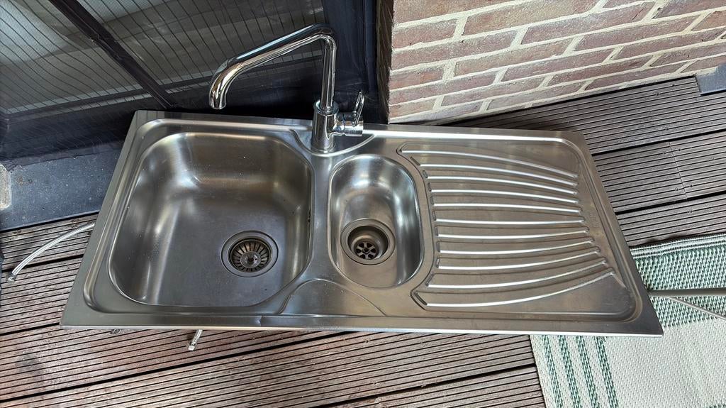 Spoelbak Franke met kraan Grohe, Huis en Inrichting, Keuken | Keukenelementen, Ophalen