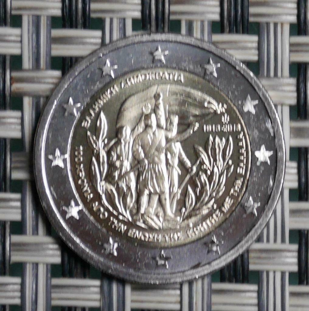 2 euro Griekenland 2013-100 jaar vereniging van Kreta met Gr, Verzenden, Griekenland, 2 euro, Setje