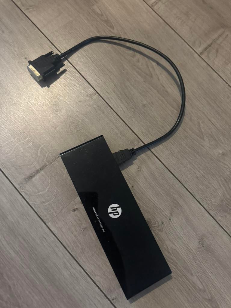 HP 3005PR Wired Port Replicator Docking Station, Ophalen of Verzenden, Zo goed als nieuw, Docking station