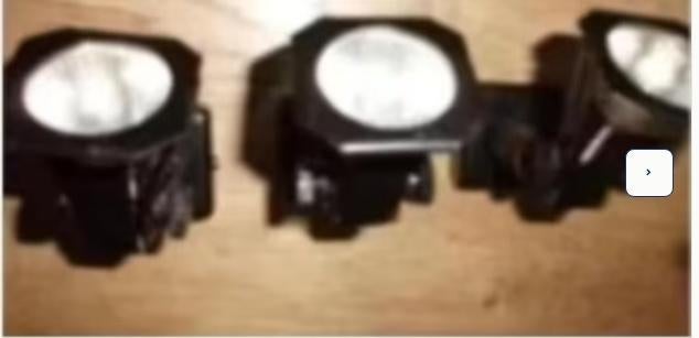 3 prachtige 12 V DESIGN OPBOUW SPOTJES V 7 EURO, Huis en Inrichting, Lampen | Spots, Ophalen of Verzenden