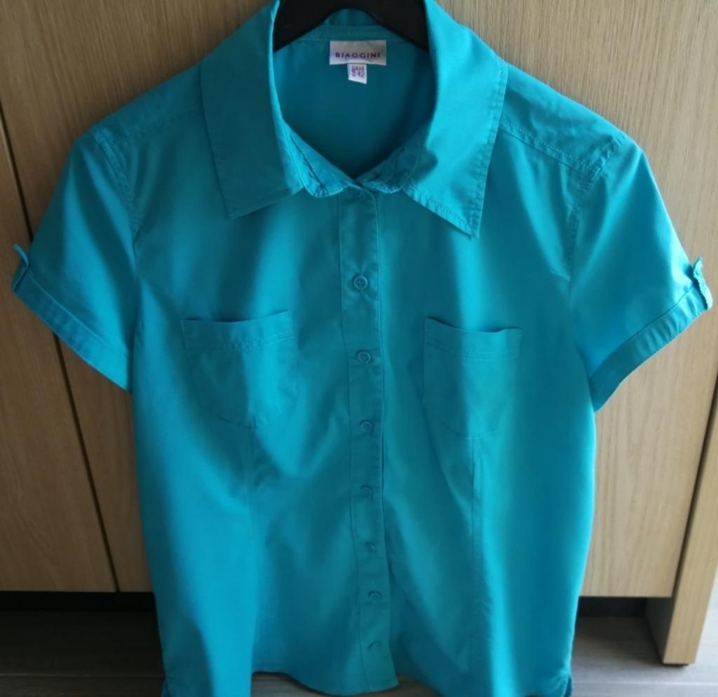 Blauwe zomerbloes - Biaggini - maat 42, Kleding | Dames, Blauw, Maat 42/44 (L), Ophalen of Verzenden, Charles Vögele