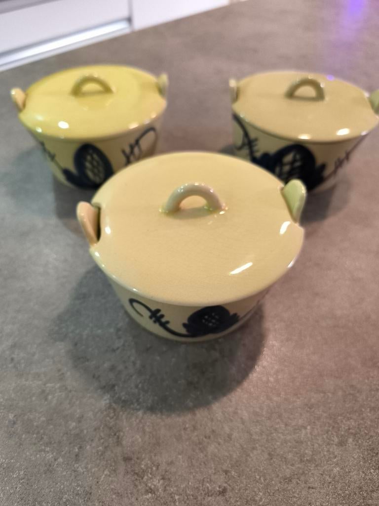 Vintage keramische ovenpotjes, Ophalen