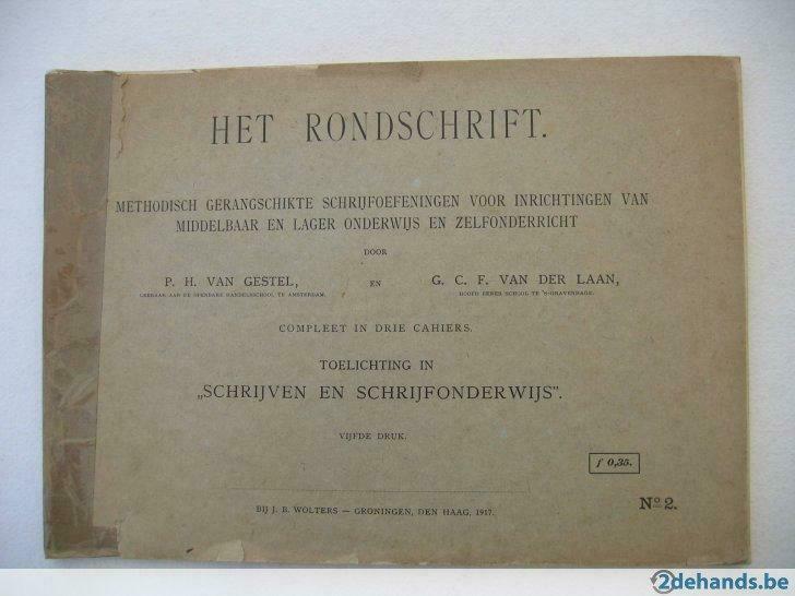 Het Rondschrift door P.H. van Gestel, Gelezen