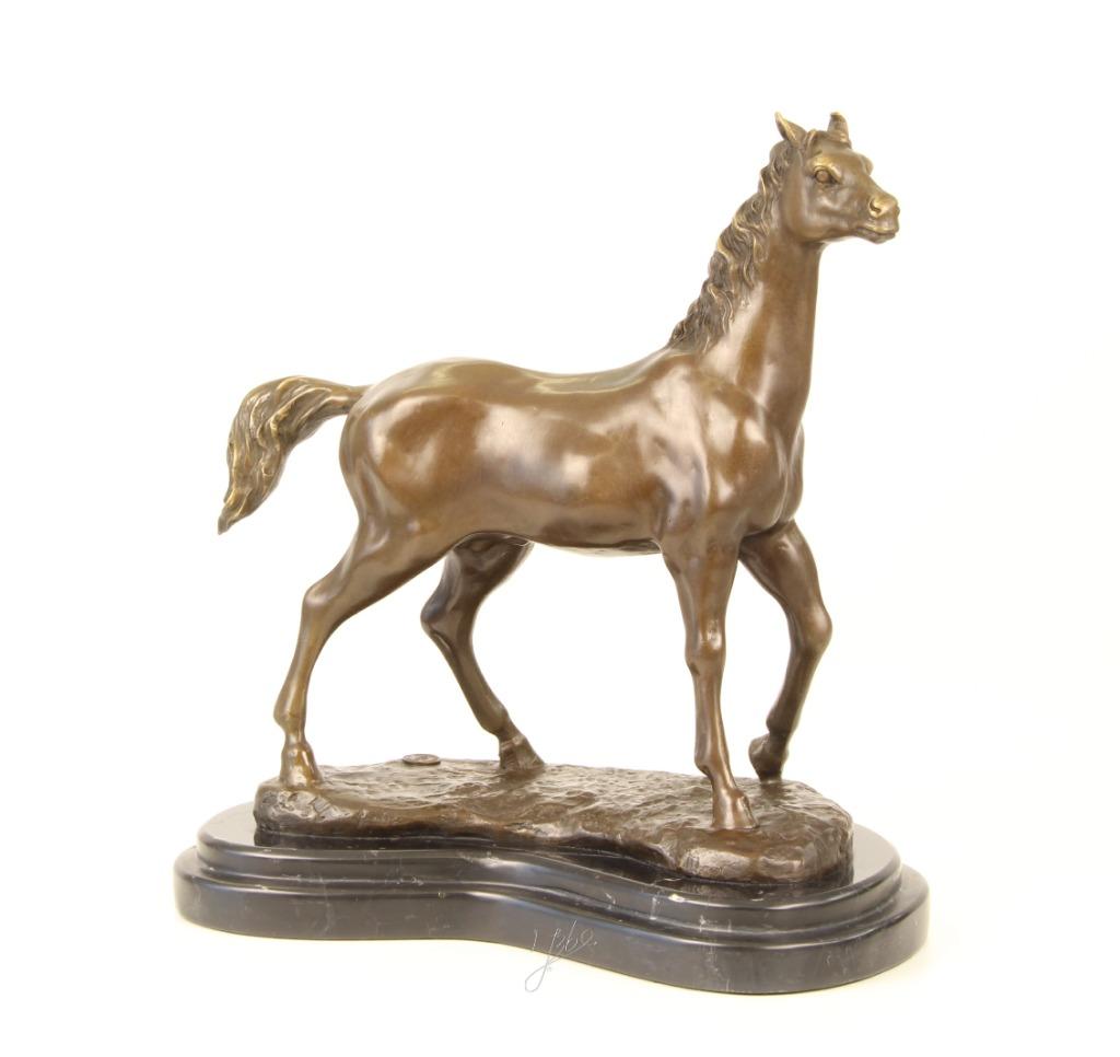 Prachtig Bronzen Beeld van een Paard GRATIS LEVERING, Antiek en Kunst, Verzenden, Brons