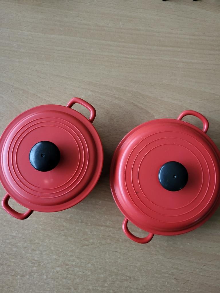 Casserole et poêle, avec couvercle, pour kitchenettes à joue, Enlèvement ou Envoi, Comme neuf, Plastique, Accessoires de cuisine de jeu
