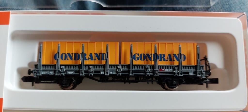 CHARIOT À PIQUETS GONDRAND NLK 0920 ARNOLD 4960 1/160, Hobby & Loisirs créatifs, Trains miniatures | Échelle N, Arnold, Enlèvement ou Envoi