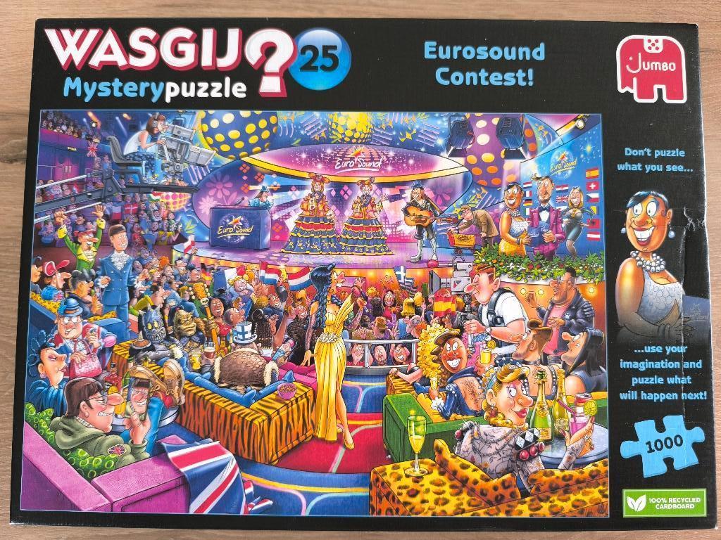 Wasgij mystery 25 - Eurosound contest 1000 st, Ophalen, 500 t/m 1500 stukjes, Zo goed als nieuw, Legpuzzel