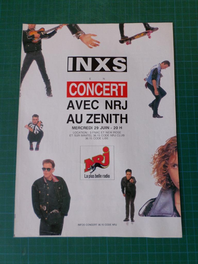 concerts divers - 17 pubs papier - années 70 à 90 - 1€/pièce, Collections, Enlèvement ou Envoi, Utilisé, Autres types