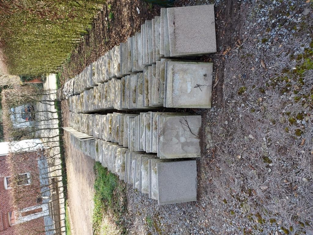 Marlux terrastegels 40/40/3,5cm, Ophalen, Gebruikt