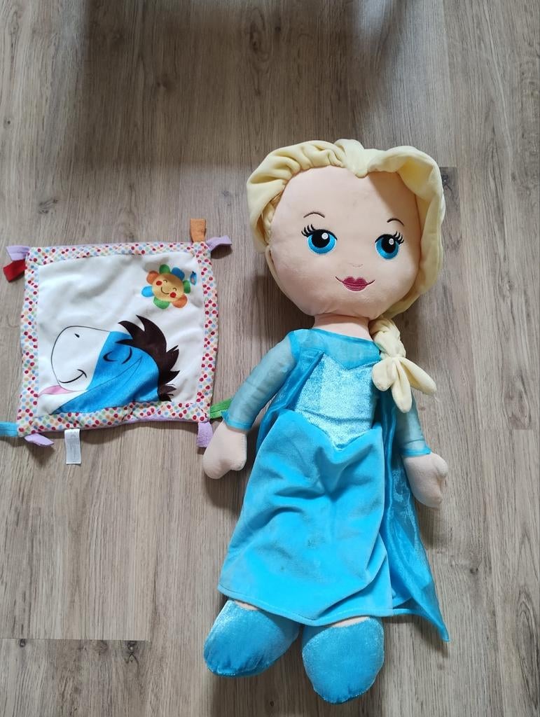 Elza knuffel van Frozen (groot), Ophalen of Verzenden, Zo goed als nieuw
