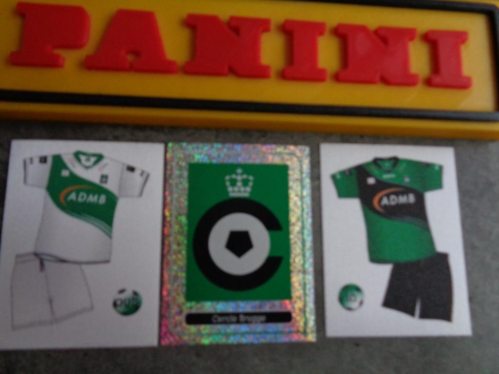 PANINI FOOTBALL 2013  CERCLE BRUGGE  3XSTICKERS  EMBLEEM, Verzenden, Nieuw