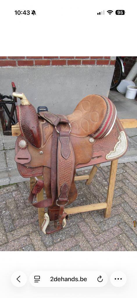 Westernzadel 16’’, Dieren en Toebehoren, Ophalen, Gebruikt, Western