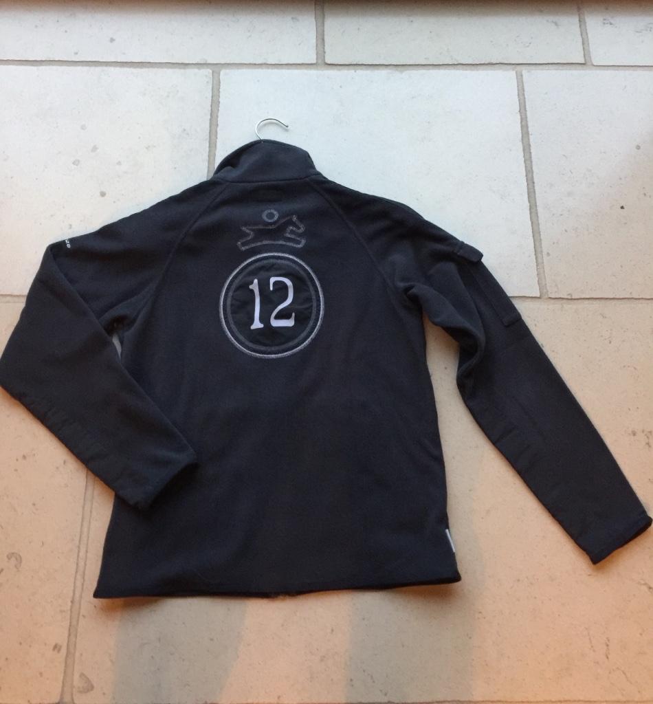 Polaire fille gris foncé 'Fouganza', taille : 14 ans, Enlèvement ou Envoi, Utilisé, Fouganza, Vêtements de sport ou Maillots de bain