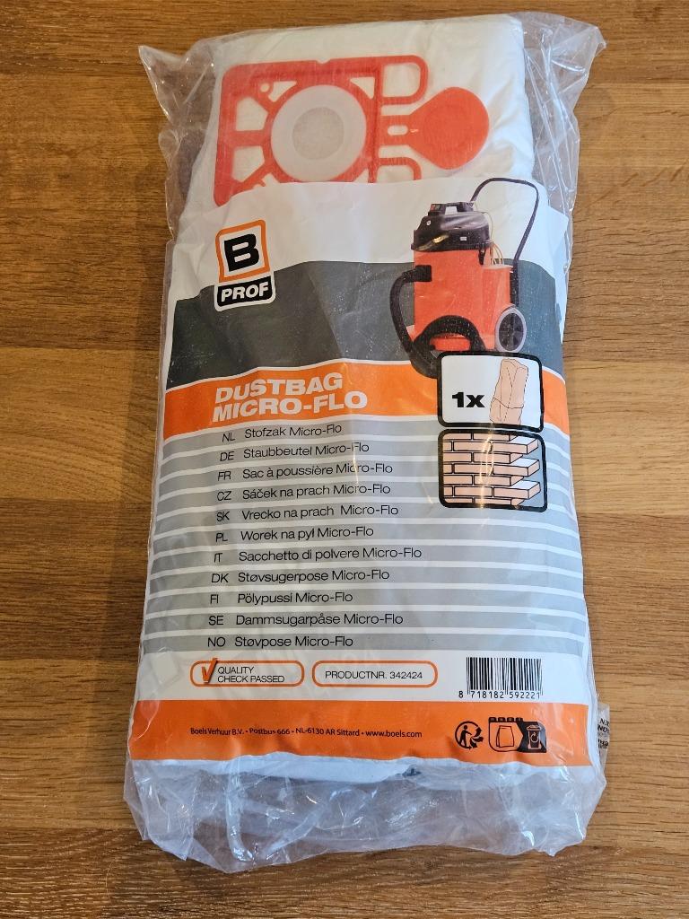 Stofzuigerzak pro Boels, Ophalen of Verzenden, Nieuw, Vlakschuurmachine