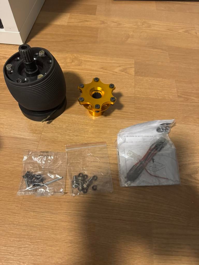 Evo 8 quick release steering hub, Enlèvement