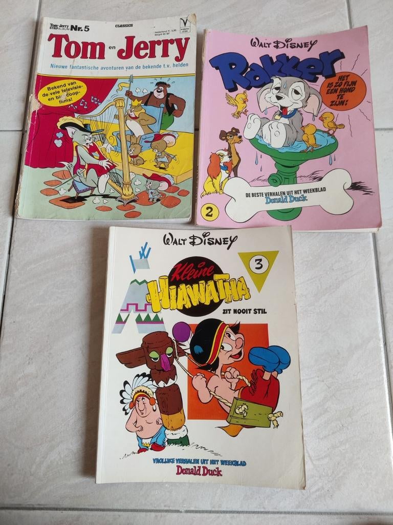 Walt Disney strips 1ste druk, Boeken, Stripverhalen, Ophalen of Verzenden, Gelezen