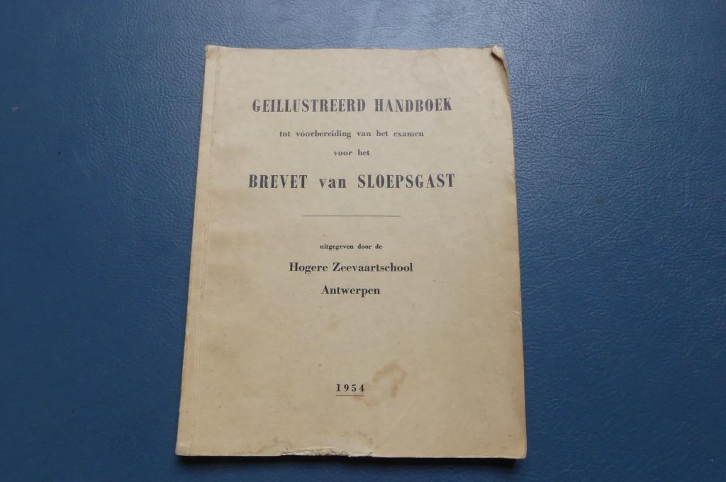 Boek, Brevet van sloepgast 1954, Ophalen of Verzenden, Gebruikt, Overige typen