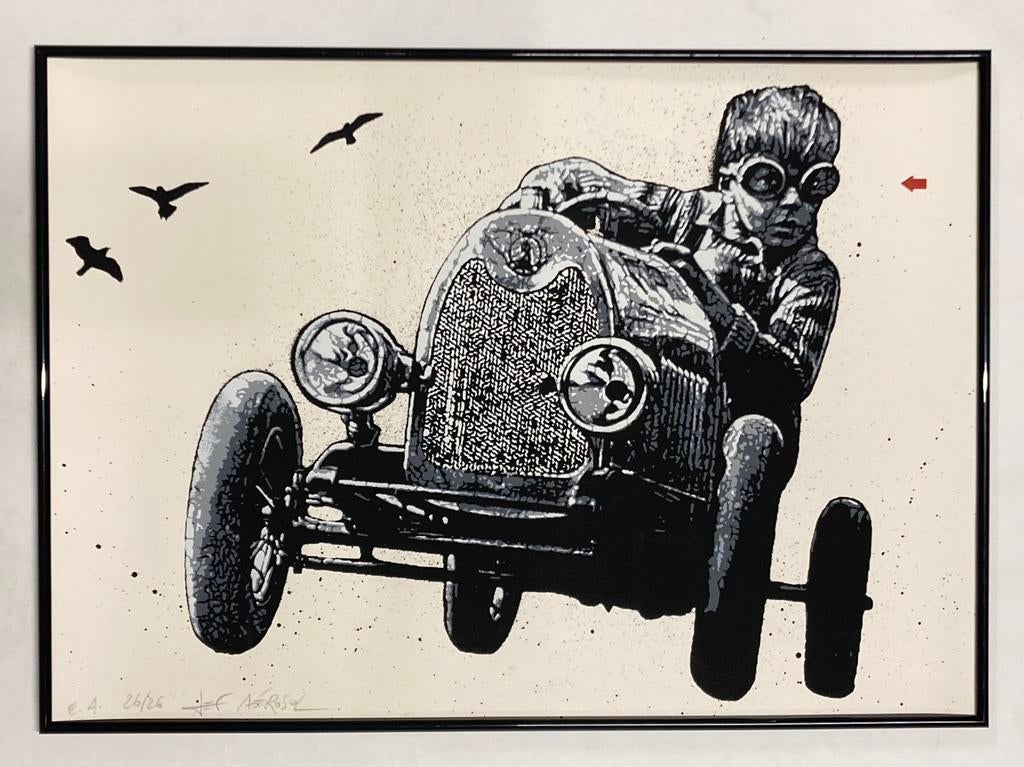 Jef Aerosol : sérigraphie numérotée 26/26, Antiquités & Art, Art | Lithographies & Sérigraphies, Enlèvement ou Envoi