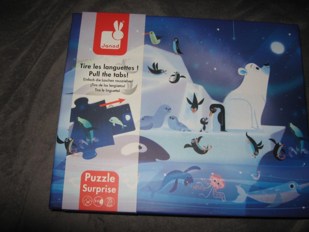 Janod puzzle surprise nieuw, Ophalen, 10 tot 50 stukjes, Nieuw