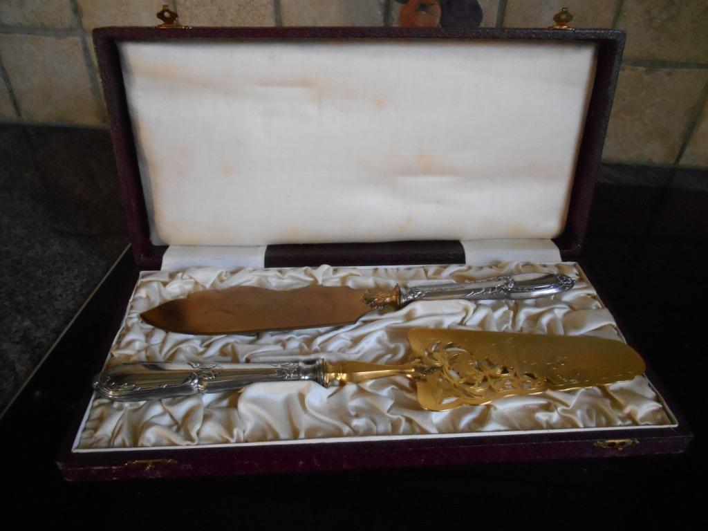 Vintage taartenschep verzilverd, Ophalen of Verzenden