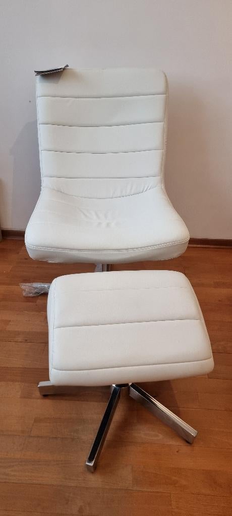 Fauteuil Relax "Design" avec repose-pieds - Marque ACTONA, Maison & Meubles, Fauteuils, Moins de 75 cm, Design, Comme neuf, Enlèvement