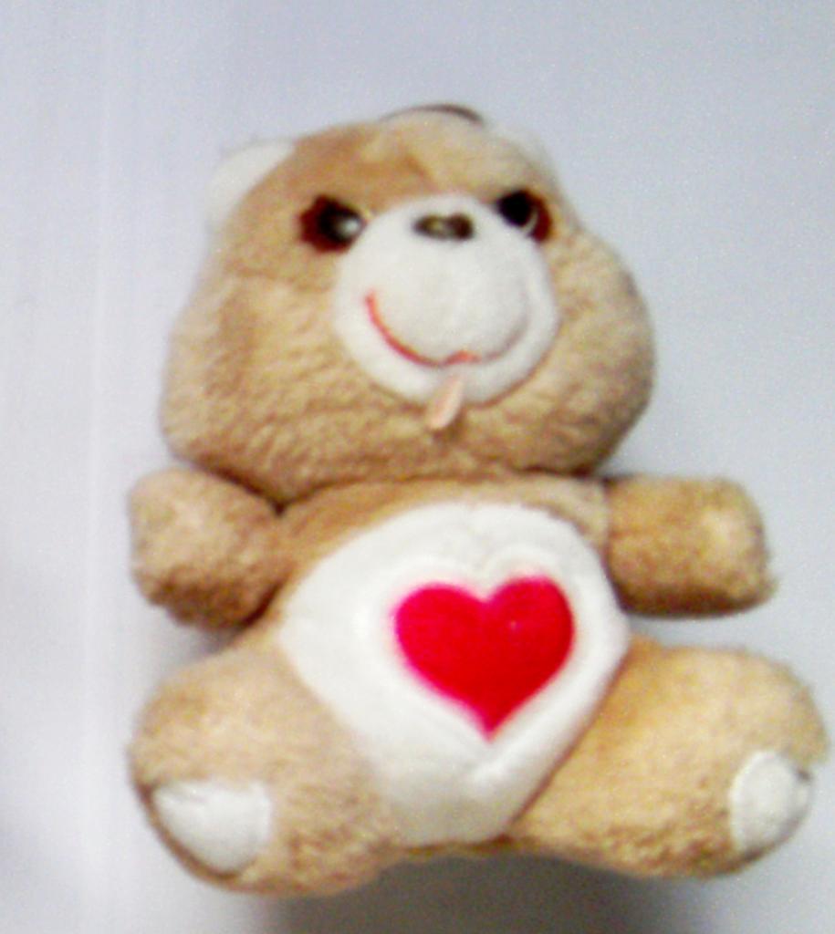 Vintage Bisounours" GROSBISOU "  18cm, Enlèvement ou Envoi, Utilisé, Ours