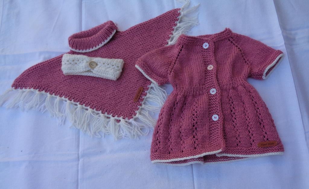 ensemble bébé fait main, Ophalen, Meisje, Nieuw, Setje