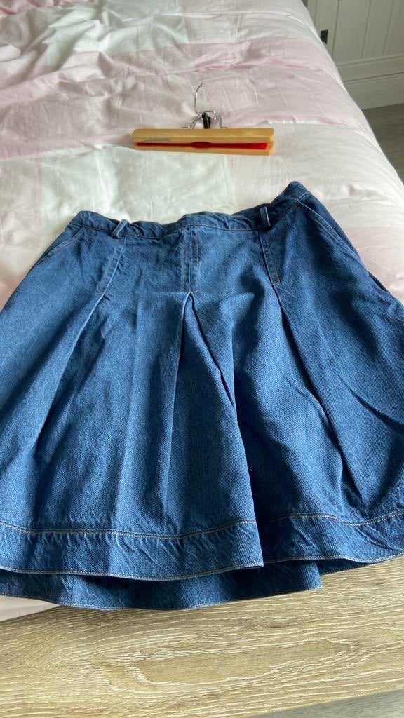 Jeans plooirok 40, Kleding | Dames, Rokken, Ophalen of Verzenden, Zo goed als nieuw