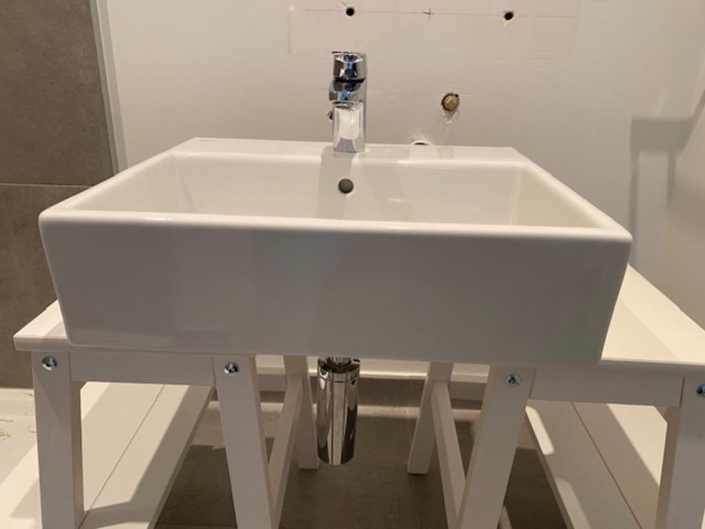 Lavabo + kraan Ideal Standard, Ophalen, Nieuw, Steen, Wastafel