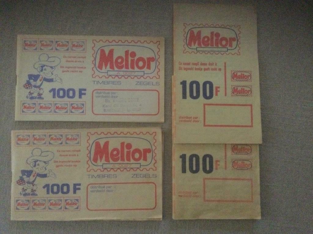 Melior oude spaarboekjes en zegels, Enlèvement ou Envoi, Utilisé, Ustensile