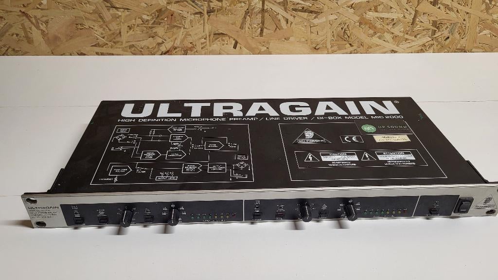 Behringer Ultragain MIC2000, Enlèvement ou Envoi, Utilisé